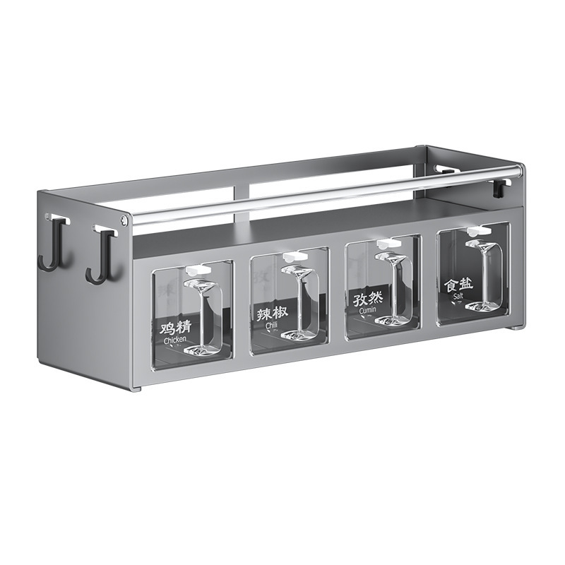 Especiero Organizador de Cocina de Pared, Sin Perforación image 6