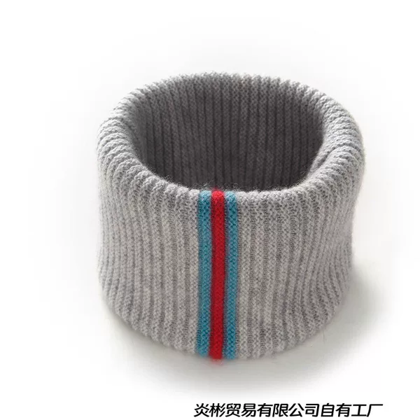 Wholesale cross-border cashmere neck warmer for women, winter warm simple neck gaiter, neck protector, versatile knitted scarf