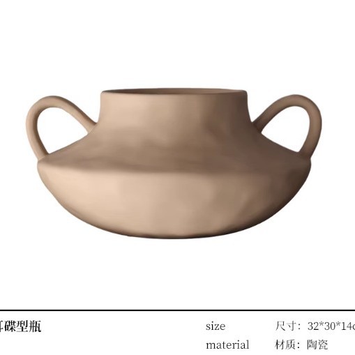 Cerámica de doble oreja