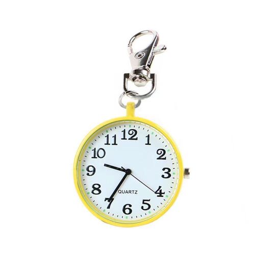 Examination quartz watch waterproof pocket watch large number clear luminous watch keychain hanging watch nurse watch student