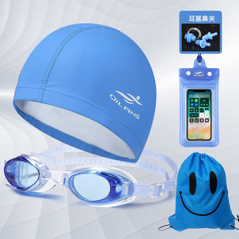 Juego de Gafas de Natación y Buceo Alta Definición Antivaho e Impermeable