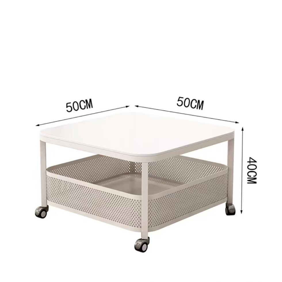 창홍 유리가 있는 미색 50*50*40 정사각형