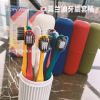 Morandi toothbrush Sets barrel 10 Sleeve Japanese Soft fur Mouthpiece adult Portable household lovers