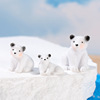 Doll, resin, jewelry, accessory, polar bear, micro landscape