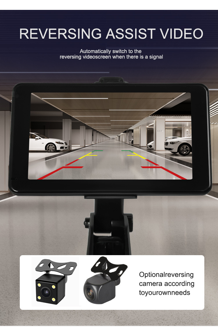 7inch Portable In-Car Mp5 Player Wireless Carplay Car Card Reader Reversing Image Guide Hd