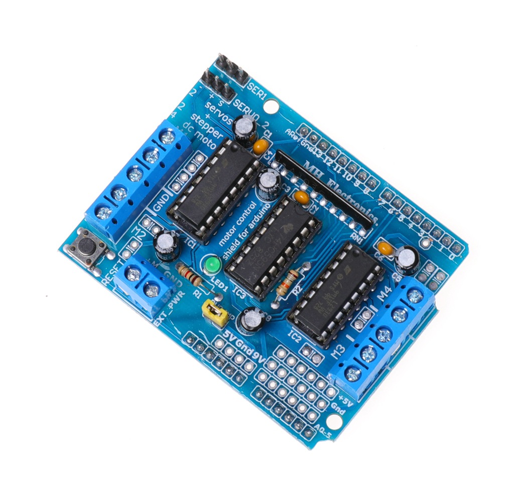 电机驱动扩展板 L293D 马达板 motor control shield