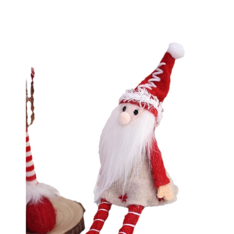 Decoraciones navideñas escenas navideñas árboles adornos vestir Santa rojo pequeño colgante Amazon al por mayor