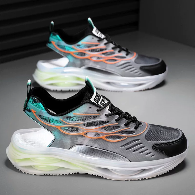 Летние сандалии, нескользящие дезодорированные тапочки, спортивная мягкая подошва, платформа, пляжная обувь