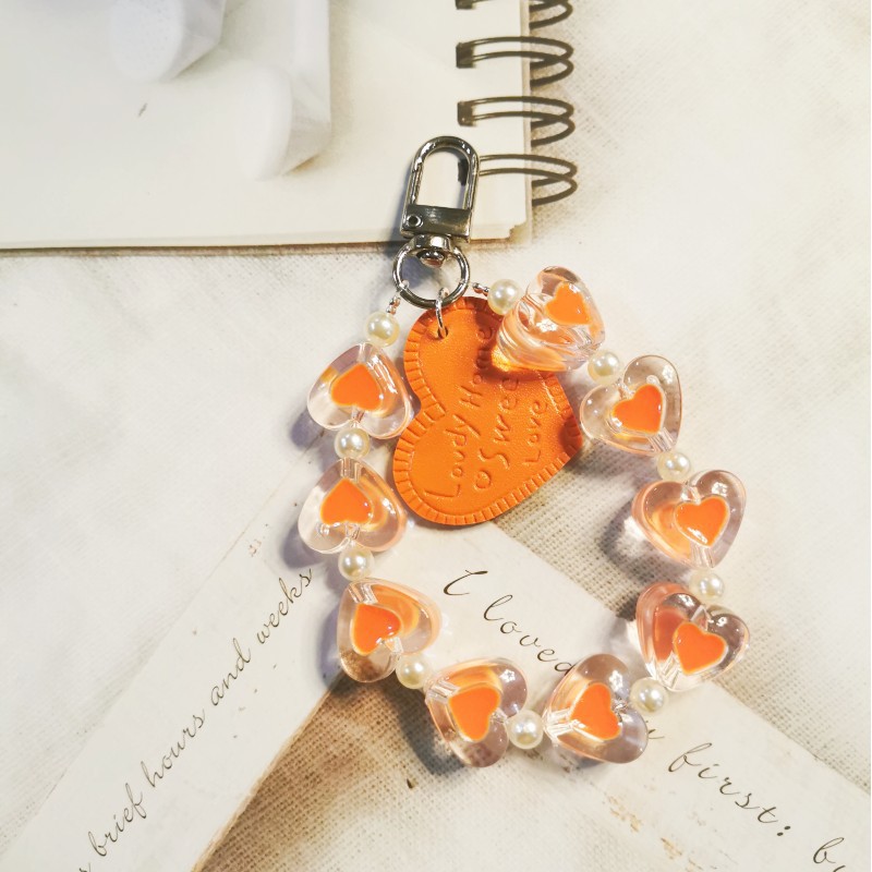 Amor goteando aceite-naranja