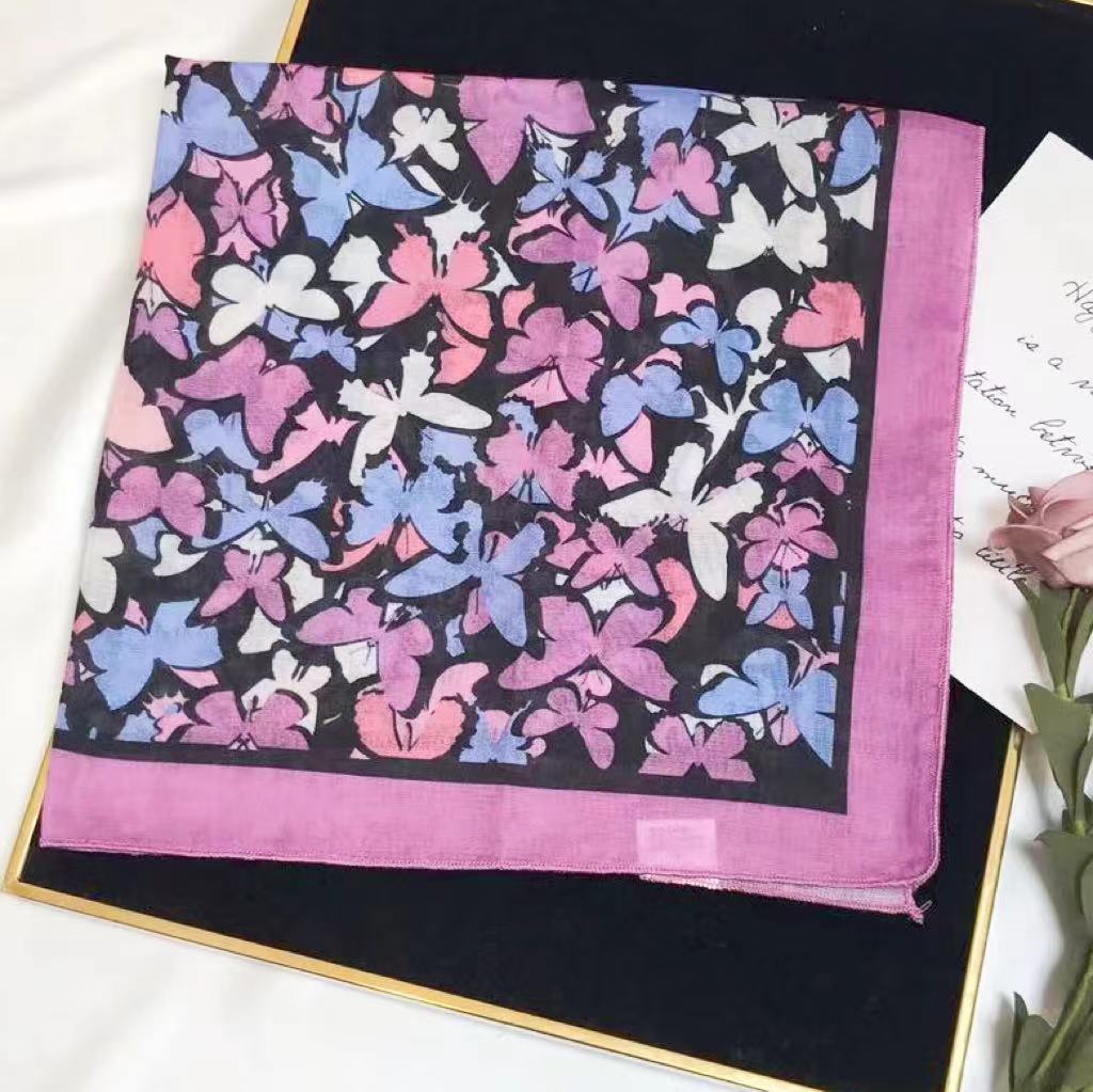 60g Weight Kerchief Classification Daily Occasion cotton and linen Material Flower Pattern Summer Season Women's Gender IG Style Style Women's IG Style Flower Cotton And Linen Kerchief 29