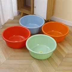 メーカーはシンプルな純色家庭用洗面器プラスチックを提供して、円形洗面器寮の多機能面を厚くする