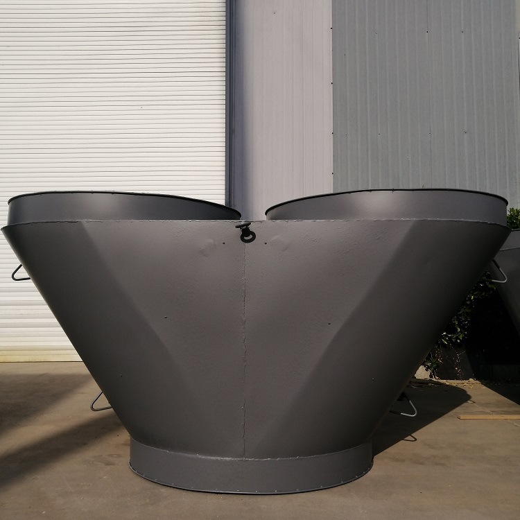 矿用铁质分风器 井下双风机自动切换分流装置内置开闭通风分流筒