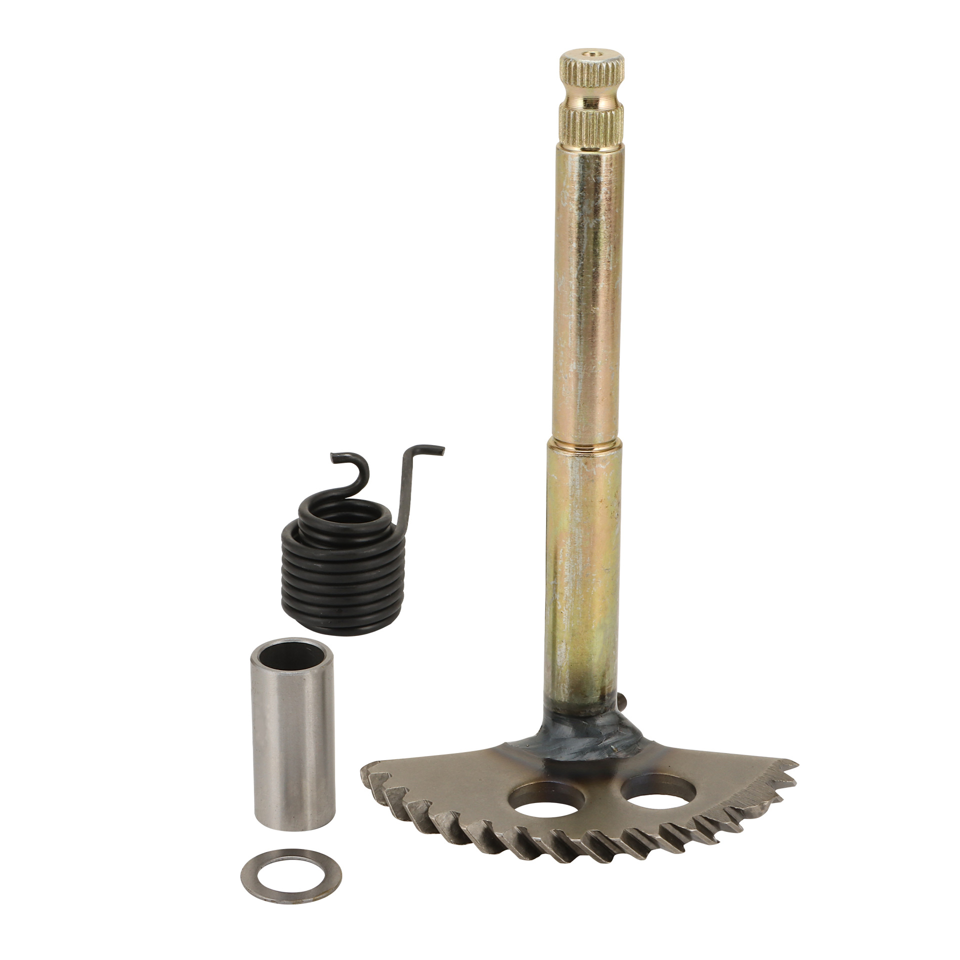 WOOSTAR Motorcycle Starter Shaft Assembly is suitable for GY6 125cc 150cc, Length: 168mm