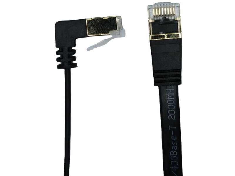 CAT8 Elbow Network Cables Class 8 Elbow Network Jumper Up and Down Elbow Class 8 Network Cables High Speed 2000MHz Tested