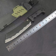 战术野外小刀军刀荒野求生高硬度随身刀具户外防身直刀
