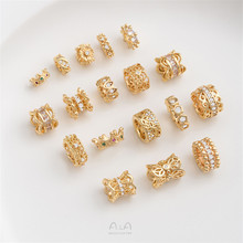 ����ɫ14K������ʯ��׸���··ͨ�ٽz�p�滨�лʹ�diy�������