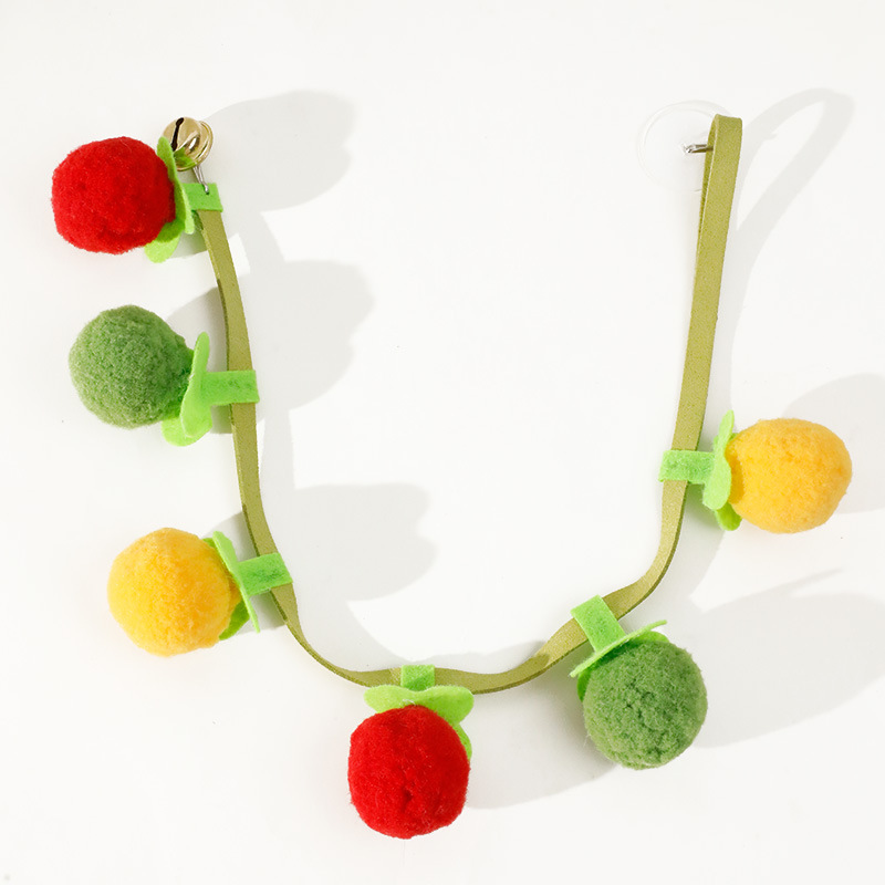 Juguetes para gatos, artefactos para aliviar el aburrimiento, juguetes de menta para gatos, caquis, tomates pequeños, palos para gatos divertidos con campanas, brochetas para gatos divertidos