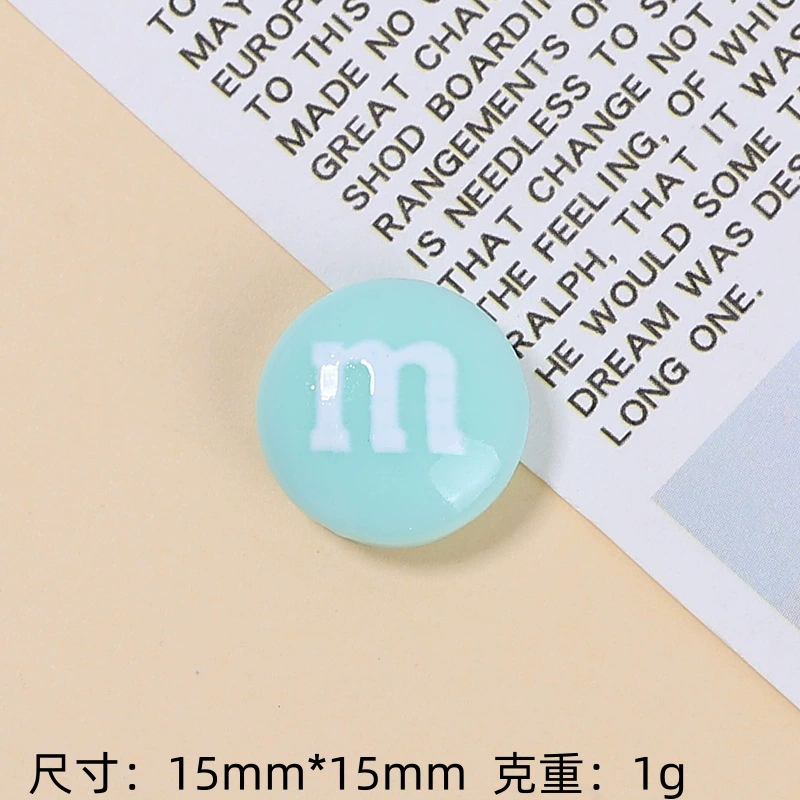 [Wholesale of Xigo Factory] Handmade DIY simulation creamy rubber drops resin accessories classic M beans