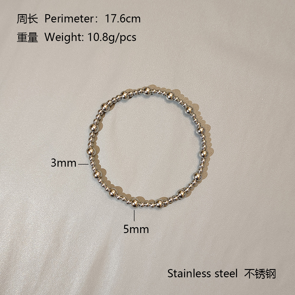 10g Weight 303 Stainless Steel Pendant Material Bracelets Classification 303 Stainless Steel Chain Material 1 Piece Quantity Casual, Daily Occasion 303 Stainless Steel Material Geometric Pattern All Seasons Season Unisex Gender Mixed Metal, Plating Design Retro, Classic Style Style Retro Classic Style Geometric 303 Stainless Steel Bracelets In Bulk 无