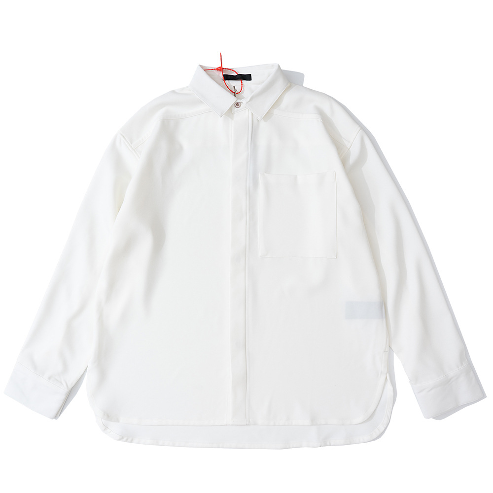 TEMOR DE DIOS FOG séptima temporada 7 línea principal gran bolsillo calle perfil corte camisa casual de los hombres