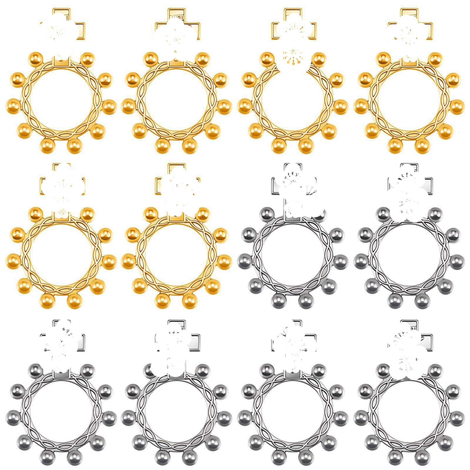 Cross-Border Best-Selling Cross Rings, Communion and Baptism Themed Souvenirs, Easter Gifts