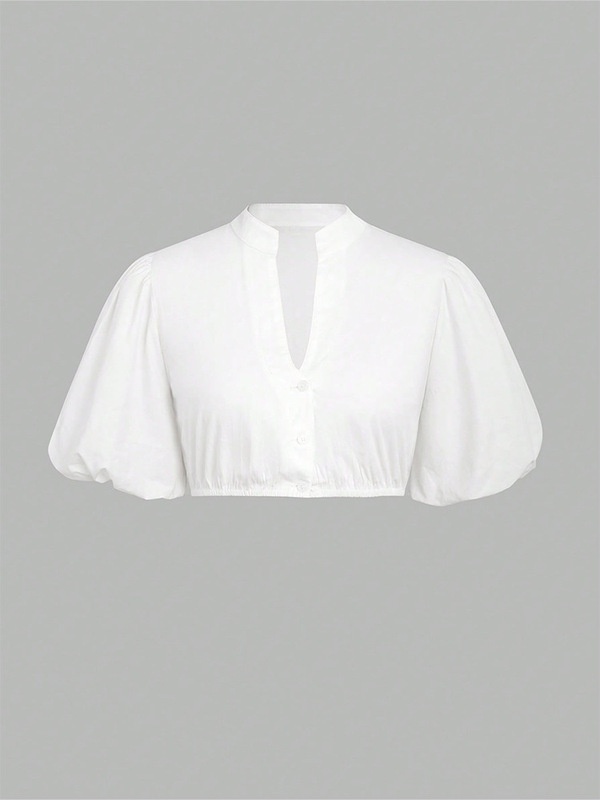 ミュンヘン2025夏の新作ビール祭りのワンピースの小さい白いシャツの女性のシャツの短い服の飛袖の女性の裏地|undefined