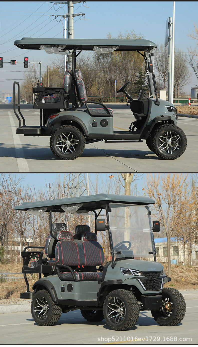 Electric Four-Wheel Sightseeing Car, Golf Cart, Campus Security Patrol Car, Real Estate Viewing Car, Reception Car, Shuttle Bus