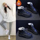 Factory wholesale fleece-lined high-top snow boots women 2024 winter new fleece-lined ins Korean warm casual shoes