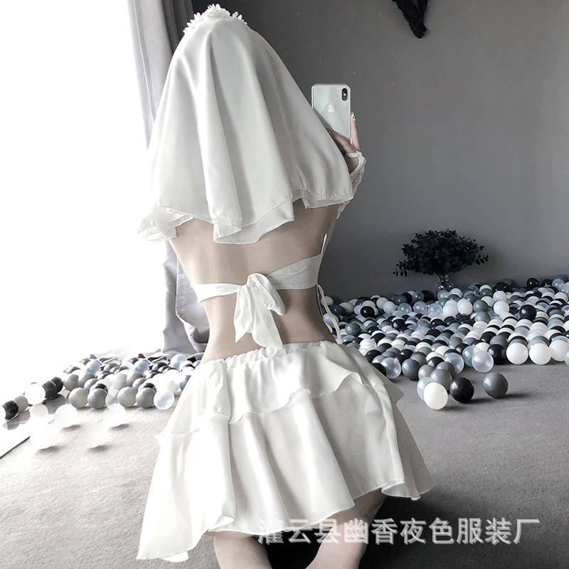 林林婷 Underwear, shiffon mini-skirt for bride, skirt, push up bra
