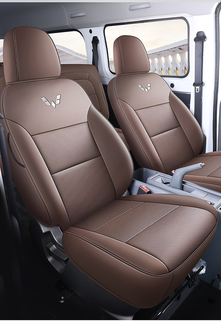 Wuling Yangguang Ev Seat Cover for Cargo Version 2-Seater Passenger Version 6-Seater New Energy Commercial Van Full-Cover Seat Cushion Cover