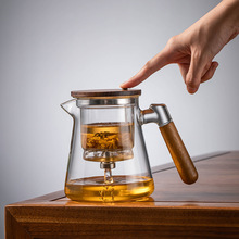 批發玻璃泡茶壺飄逸壺耐高溫茶水分離家用大容量套裝加厚過濾沖茶