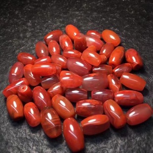 Nanhong Nine-mouth Ice Flame Bucket Beads Transfer Beads Ancient Beads Clavicle Necklace DIY Accessories Bracelet Accessories