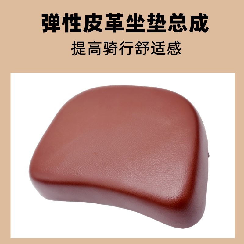 Suitable for New National Standard Electric Vehicle Modification and Extended Small Seat Cushion Rear Seat Cushion Saddle Yadi Emma Black Sponge Cushion