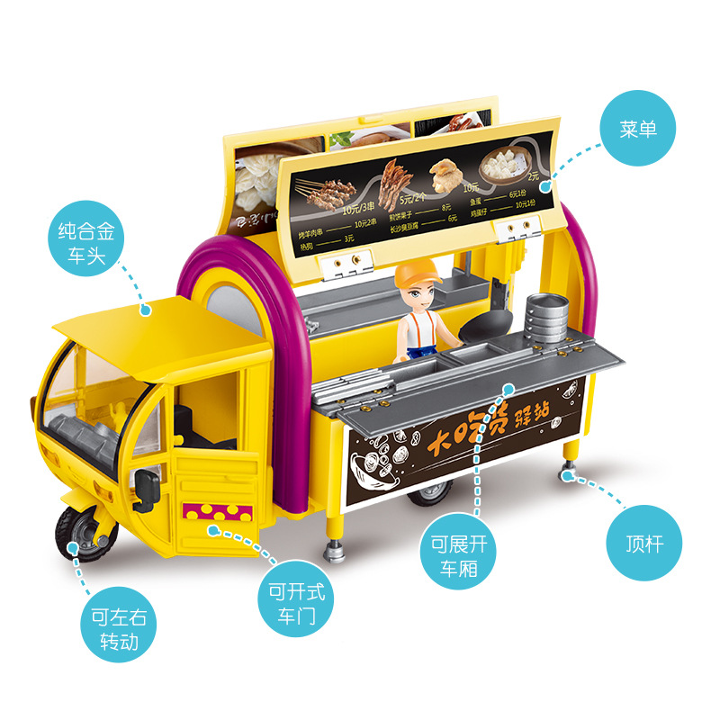 Kaidiwei Alloy Vehículo de ingeniería Modelo Excavadora Camión de bomberos Carretilla elevadora Juguete para niños Coche Suministro directo transfronterizo al por mayor