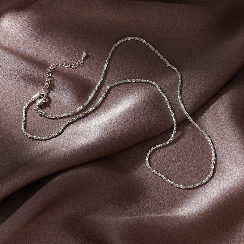 Retro Water Droplets Heart Shape Copper Pearl Necklace