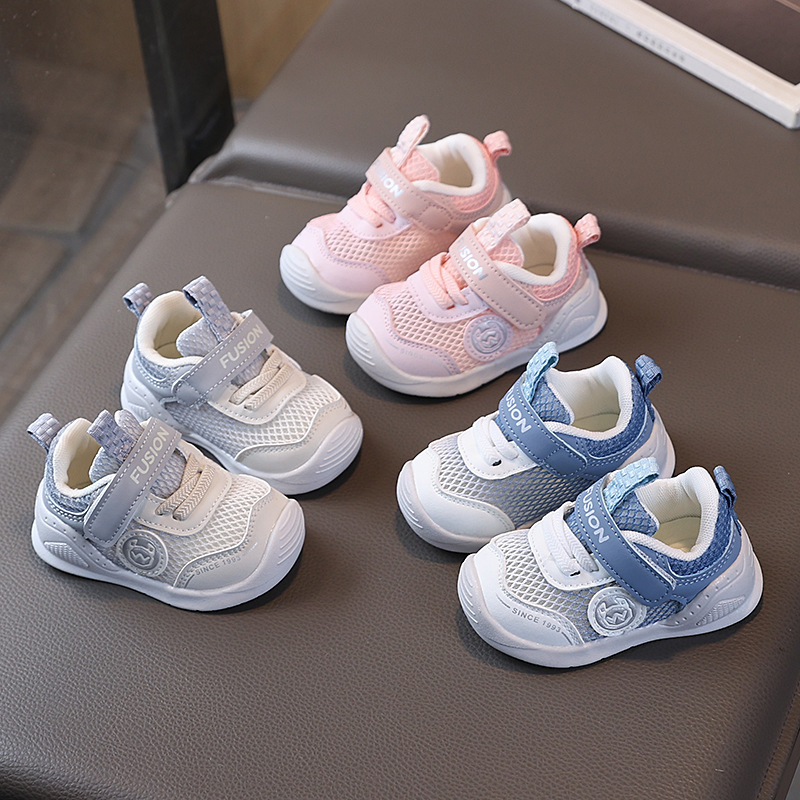 Baby sandals functional shoes men's summer toddler shoes 1-3 years old baby non-slip soft bottom female baby net shoes