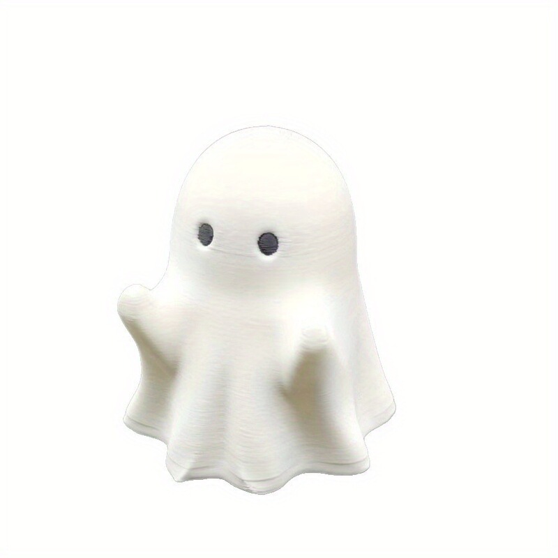 跨境爆款Middle finger Cute Ghost万圣节装饰中指幽灵树脂桌面|undefined