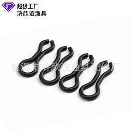 渔具配件连接器垂钓用具欧式鲤鱼钓库钓湖钓消光黑哑光黑铅锤脚