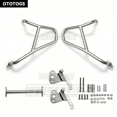304 Stainless Steel Bumper Suitable for Bmw R1200Gs/1250Gs, Special Modified Bumper for the Specific Vehicle (Motorcycle bumper) - r1250gs-silver