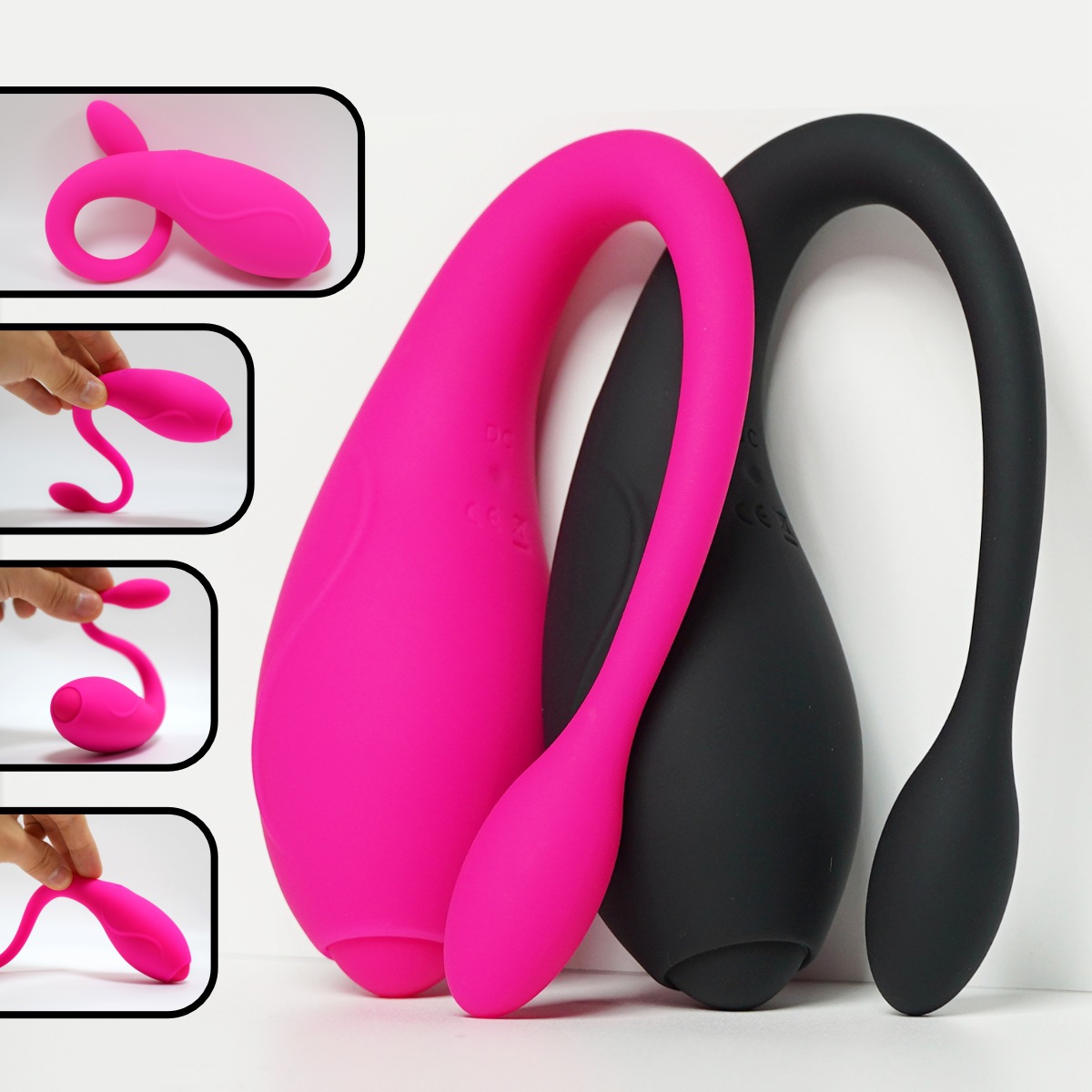 APP-remote-controlled vibrating dildo adult sex toy for men and women, unisex masturbator with wearable anal plug