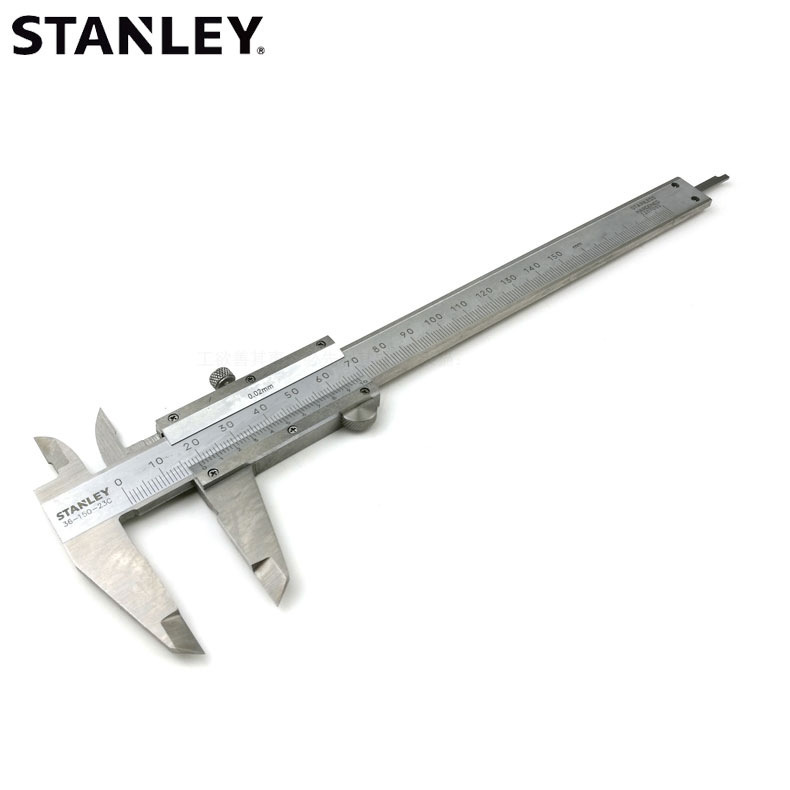 史丹利机械游标卡尺高精度不锈钢卡尺36-150-23C 200-23C 300-23C