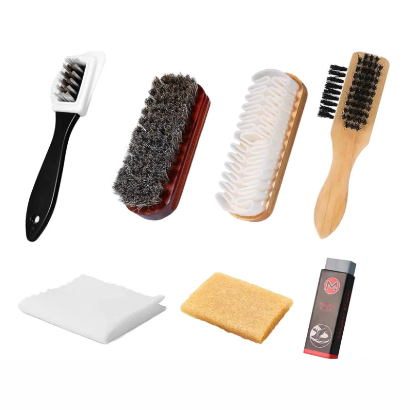Кожаная щетка для волос кожи Автомобильная щетка для обуви для чистки и полировки чехол для чистки