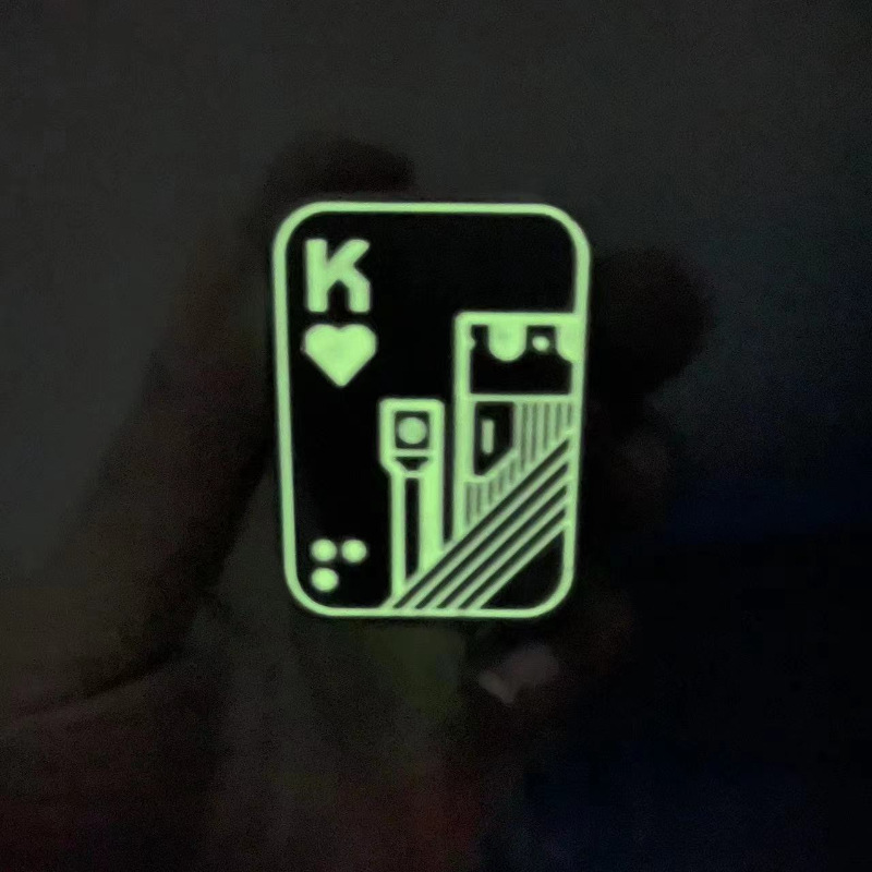 Transfronteriza descompresión juguete metal dedo Gyro EDC push Tarjeta de tres capas onda de sonido magnética descompresión juguete EDC pop moneda