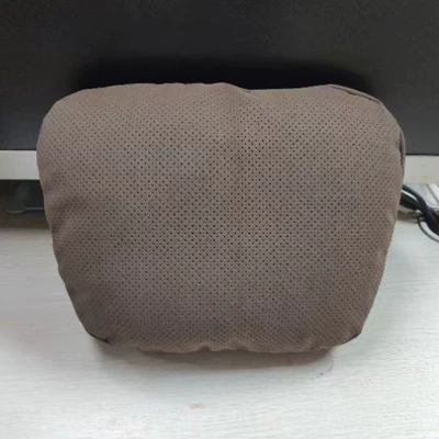Headrest Headrest Fur Car Waist - mocha-brown-headrest-punched-model