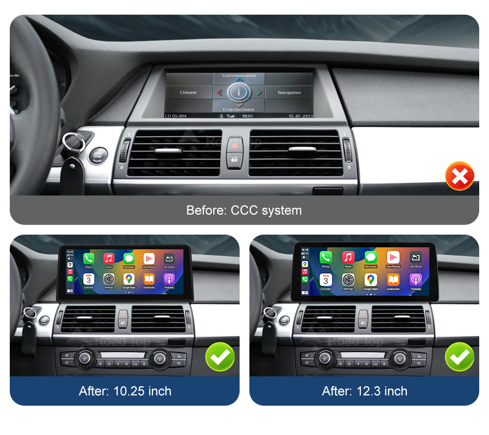 Lutot LinuX Touch Display Is Suitable for Bmw X5 X6 CCC/CIC System Car Multimedia Display