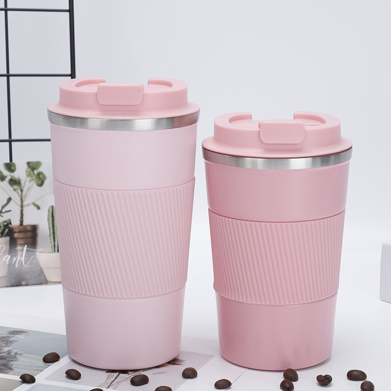 Taza de vacío de suministro directo de comercio exterior taza de café de acero inoxidable 304 taza de mano creativa taza de agua de coche de oficina al por mayor