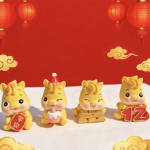 新年礼品马摆件创意生肖吉祥马树脂工艺家居客厅玄关礼品桌面办公