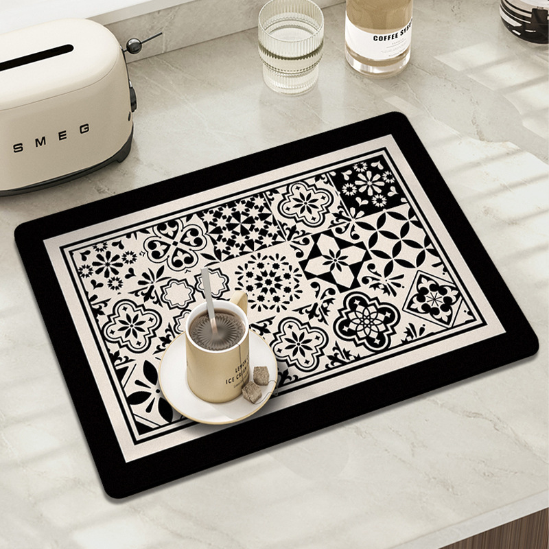 레트로 타일 블랙