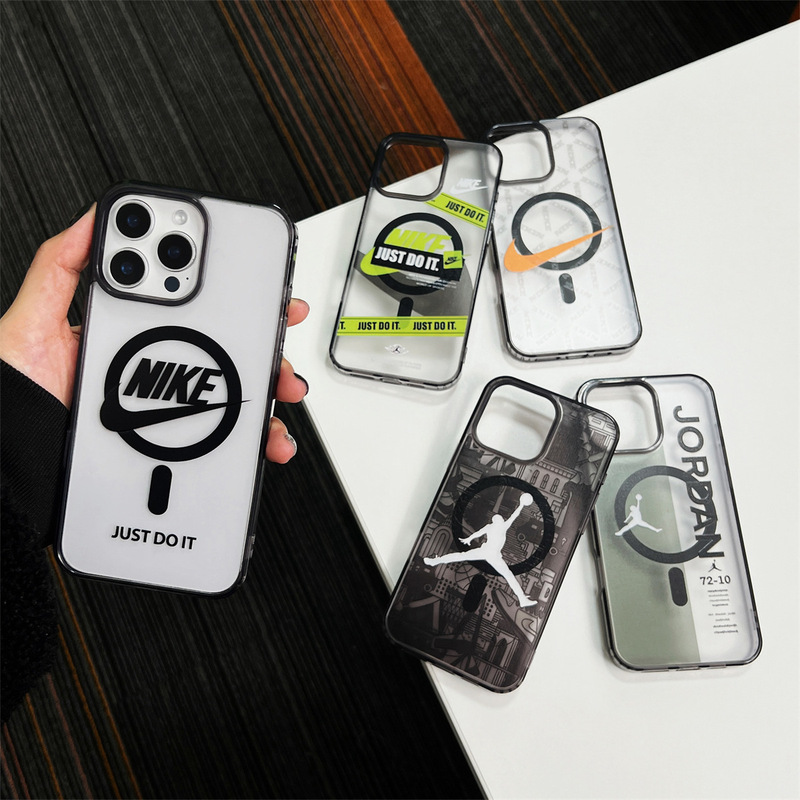 European and American Cross-Border Jordan Cross-Border Compatible Apple iPhone 17 Pro Max Magnetic Phone Case 16 Protective Cover