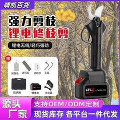 国境を越えた新しい電動はさみ家庭用剪定機果樹太い枝電動はさみ園芸用リチウム電動剪定機